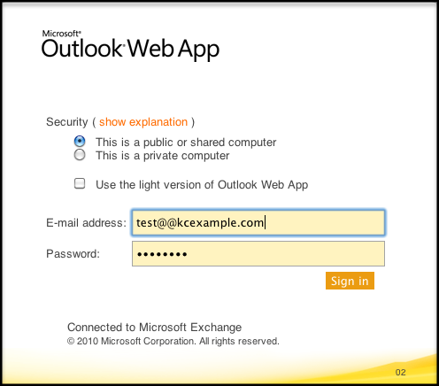 outlook webmail owa