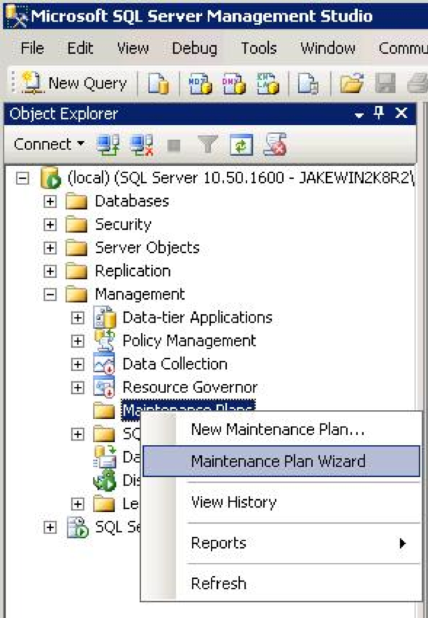 add task list in sql server management studio 17