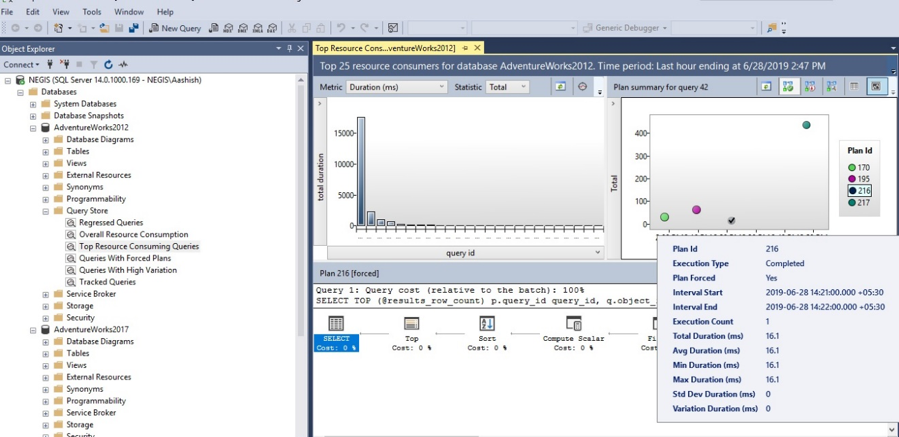 Microsoft Sql Server Query Store