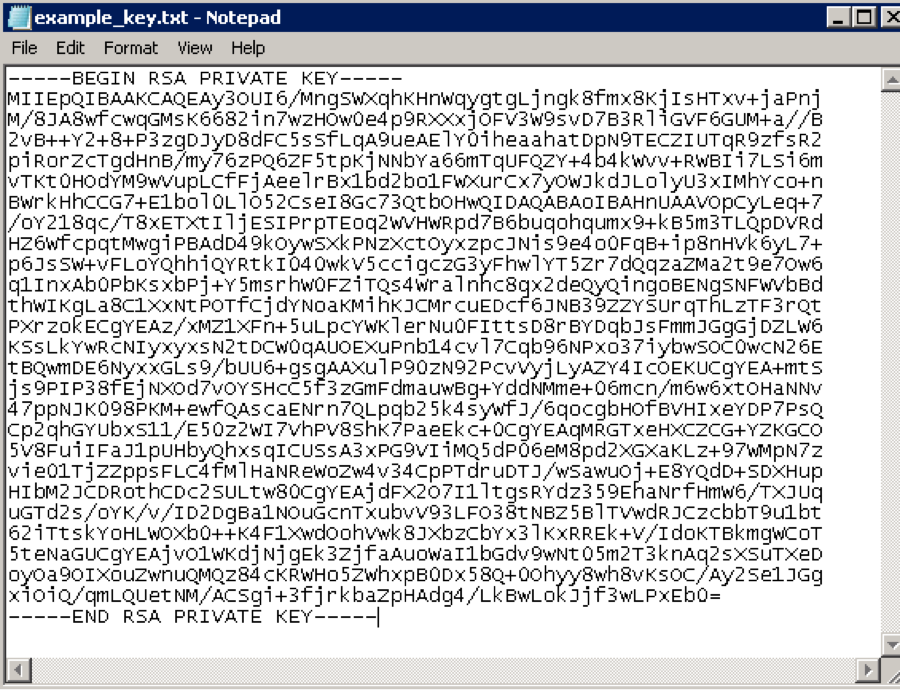 Ssh with a private keys