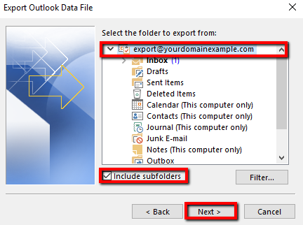 Export email address data from Outlook 2013 for Windows