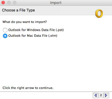 import .pst in outlook for mac