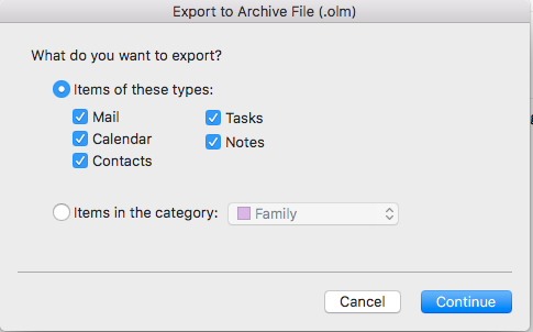 how to export address book from outlook 2010 mac