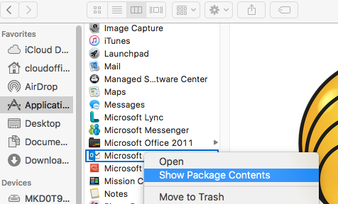 list of attachments not showing in outlook 2016 for mac